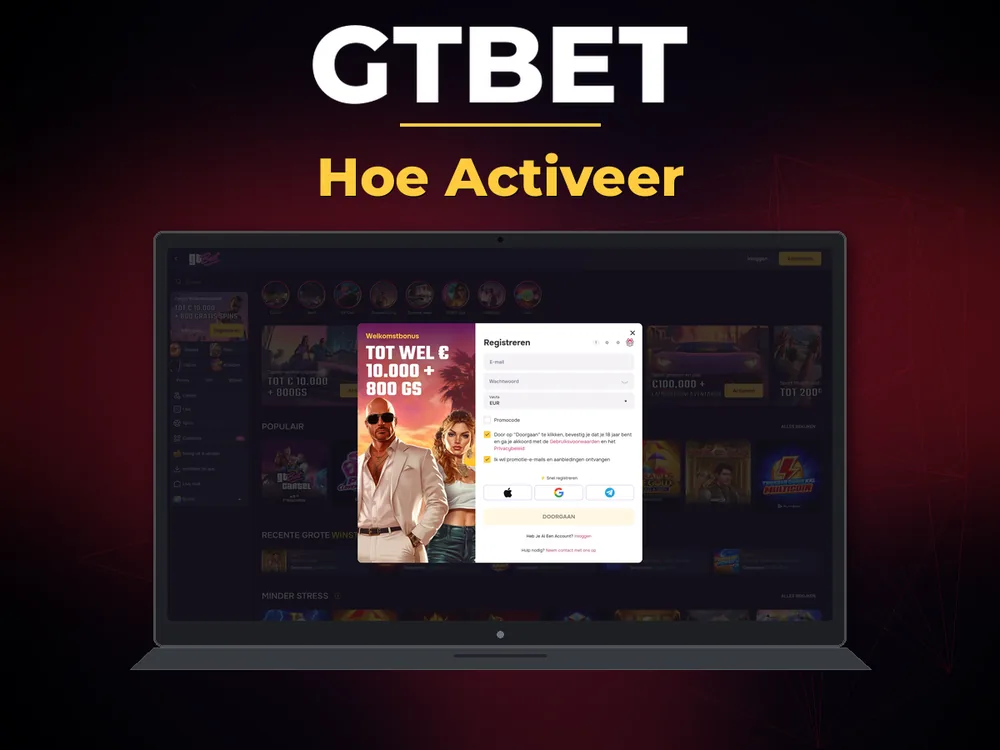 Gtbet - Hoe Activeer