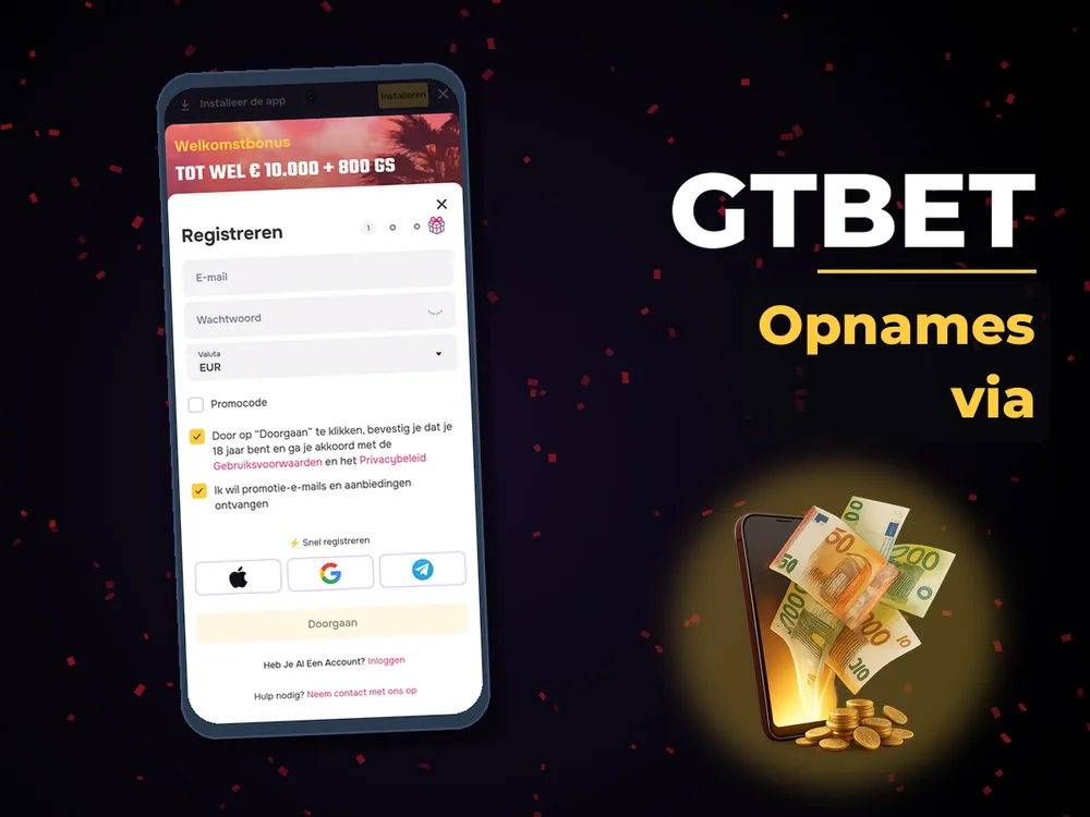 Gtbet - Opnames via