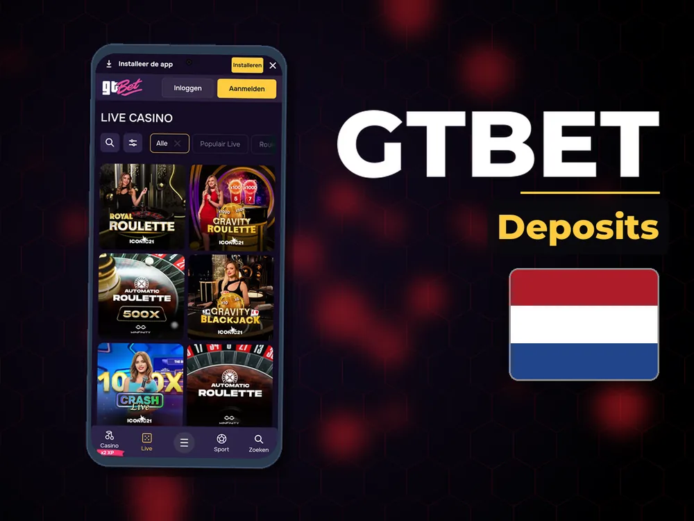 Gtbet - Deposits