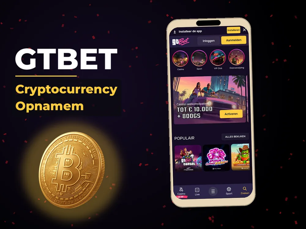 Gtbet - Cryptocurrency Opnamem