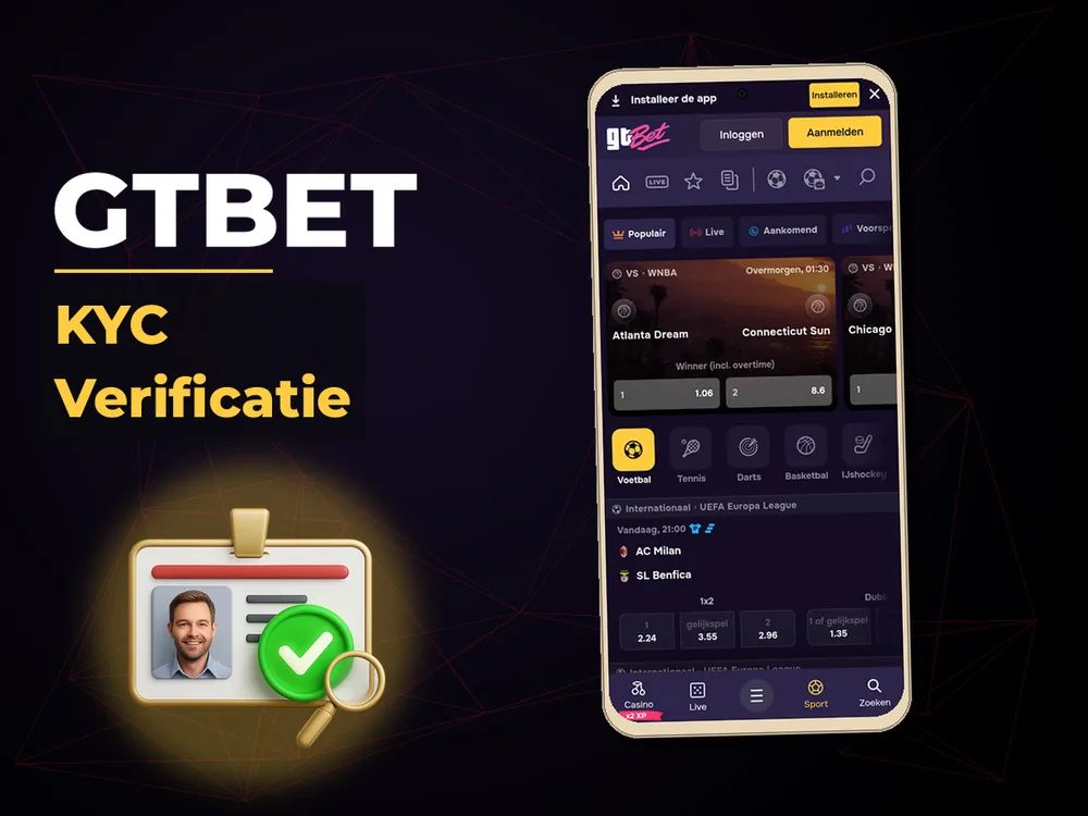 Gtbet - KYC Verificatie