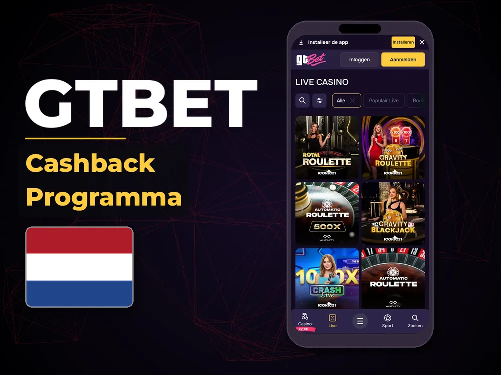 Gtbet - Cashback Programma